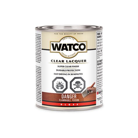 WATCO® Lacquer Clear Wood Finish Product Page