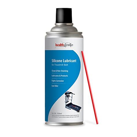 Healthgenie Silicone Treadmill Lubricant 550ml with Applicator Tube for ...