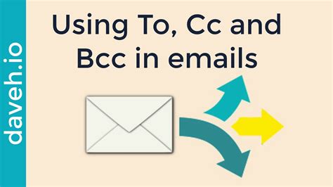 Sending emails to Multiple Recipients: the Difference Between To, Cc and Bcc - YouTube