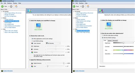 Nvidia control panel default color settings - forur