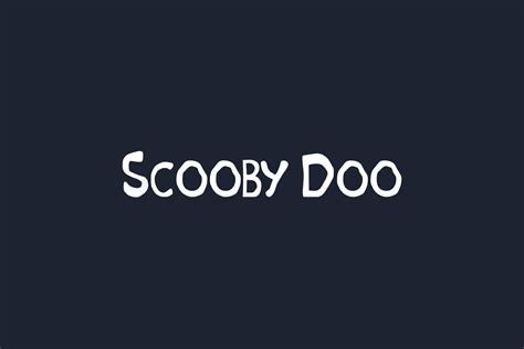 scooby-doo-free-font-01 | Fonts Shmonts