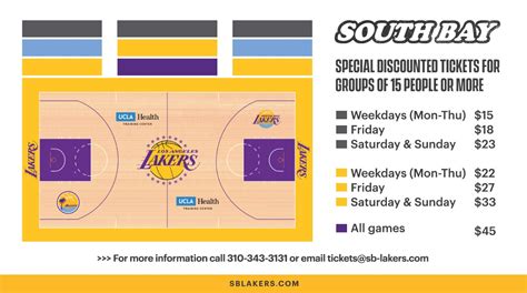 Group Tickets - South Bay Lakers