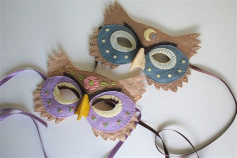 Diy Owl Face Mask - Gelidoeignifugo