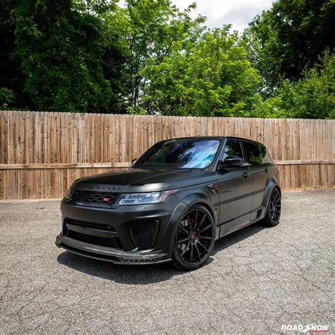 625-HP Satin Black Range Rover Sport SVR Rides Murdered-Out Mansory ...