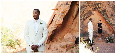 Oasis of Love in a Red Rock Desert Wedding Elopement | Cactus & Lace ...