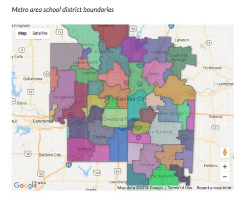 Kansas City School Districts Map - Maps Model Online