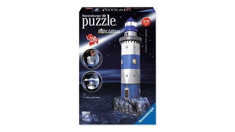 3D Puzzles – Lighthouse at Night by Ravensburger - YouTube