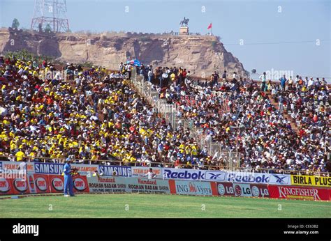 Crowd at Cricket Stadium ; Jodhpur ; Rajasthan ; India ; Asia Stock ...