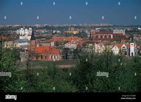 Old Town and River Nemunas, Kaunas, Lithuania Stock Photo - Alamy