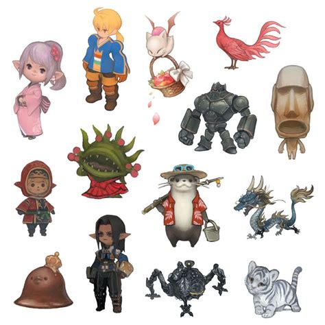 Minions Concept Art from Final Fantasy XIV: Stormblood #art #artwork #gaming #videogames #gamer ...