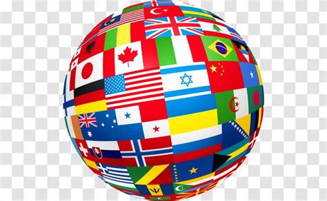 Globe Flags Of The World Flag - Map Transparent PNG