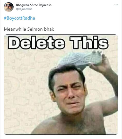 Radhe: Your Most Wanted Bhai | 'Boycott Radhe' trend on Twitter sparks meme fest a day after ...