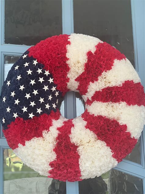 American Flag Wreath - Etsy