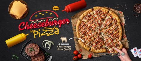 Pizza or Burger? Have both with the new Domino's Cheeseburger Pizza