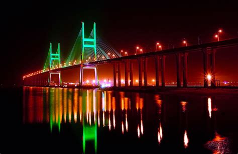 Night view by Jaewoon u, via 500px | View photos, Views, Bridge