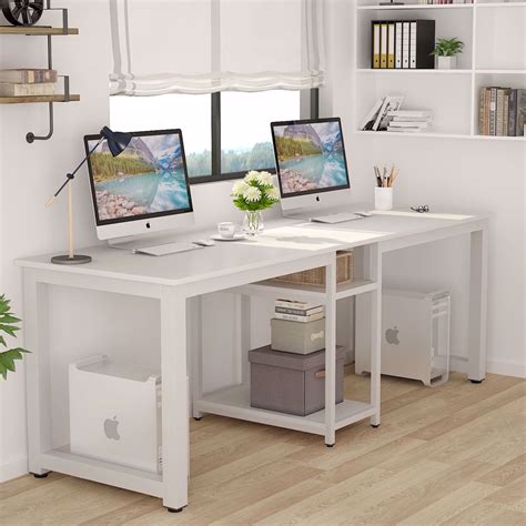 Tribesigns 78’’ Computer Desk, Extra Large Two Person Office Desk with ...