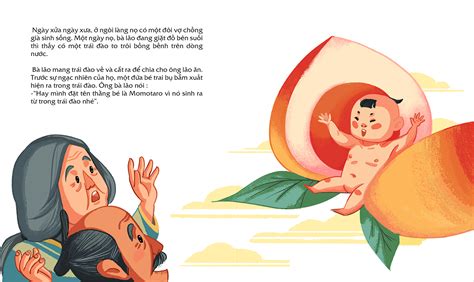 MOMOTARO ( Book illustration - Student project ) on Behance