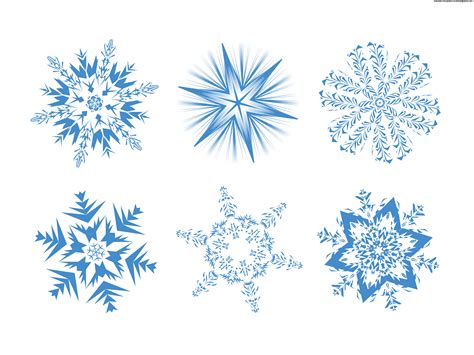 Snowflakes Clipart Transparent HQ PNG Download | FreePNGImg