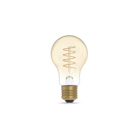 Daylight Carbon spiral A60 LED bulb E27 4W dimmable