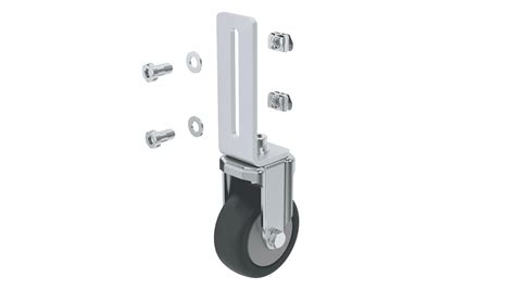 Door Support Castor | Safety Fence System Accessories