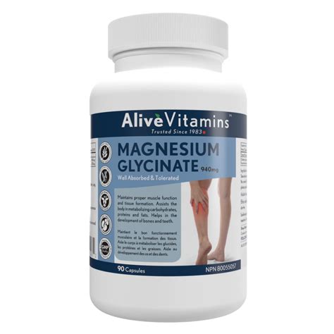 Magnesium Glycinate – ShopAlive.ca