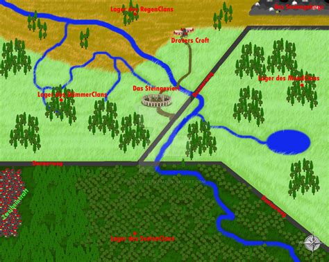 Warrior Cats Clan territory by Winterstream on DeviantArt