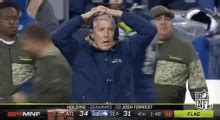 Pete Carroll Chewing Gum GIFs | Tenor