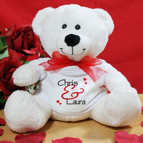 Personalized Couples Love Teddy Bear | GiftsForYouNow