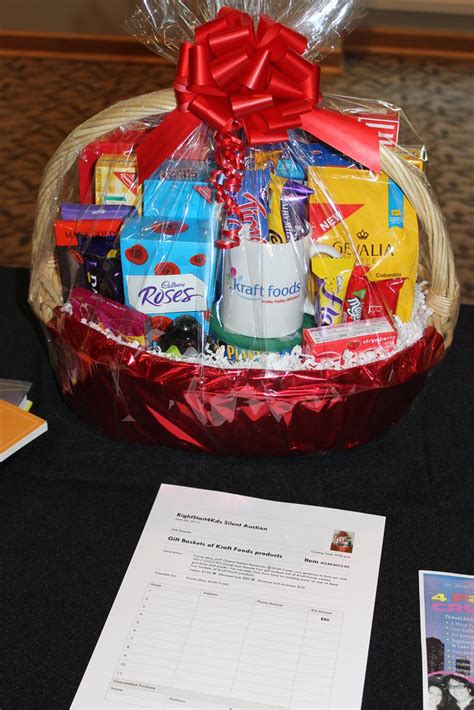 Silent Auction - Four Gift baskets with Kraft Foods Produc… | Flickr