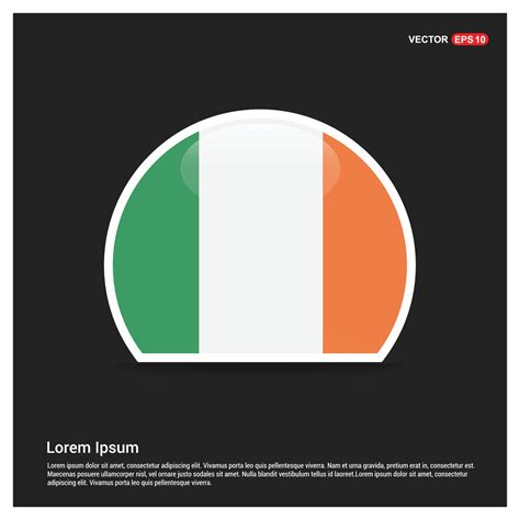 Ireland flag design vector 13348311 Vector Art at Vecteezy