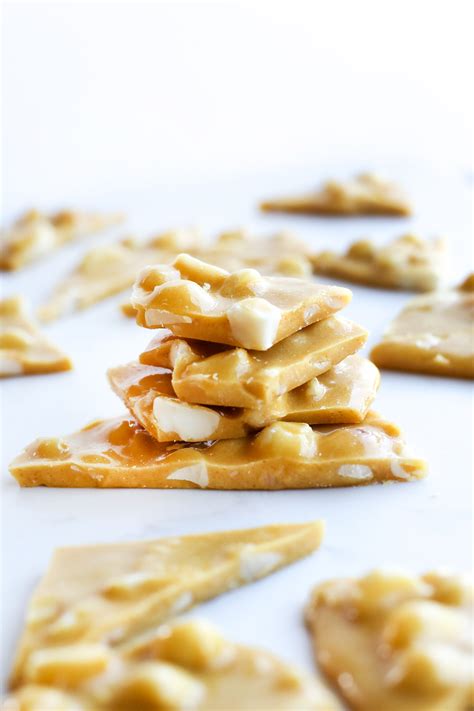 Easy Salted Macadamia Nut Brittle Recipe