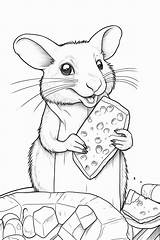 Premium Photo  Coloring Pages mouses Free Printable mouse coloring sketch template