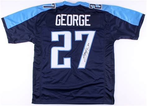 Eddie George Signed Titans Jersey (JSA COA) | Pristine Auction