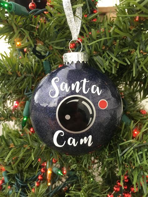 Santa Cam Ornament Santa Spy Camera Christmas Ornament | Etsy