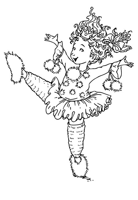 Free Printable Fancy Nancy Funny Coloring Page, Sheet and Picture for Adults and Kids (Girls and ...