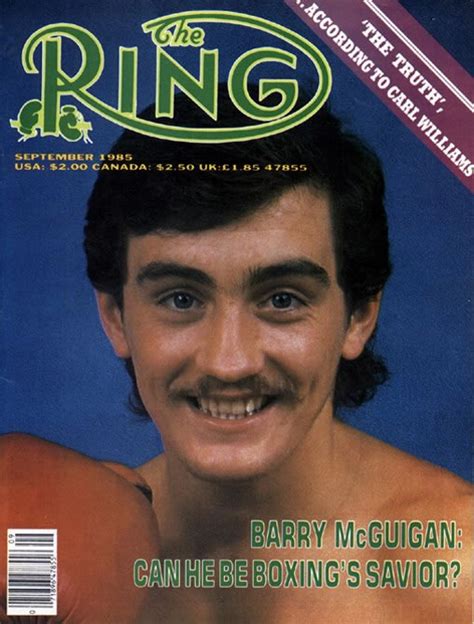 Barry McGuigan: A Boxing Champion & Much More… | Ringside Report