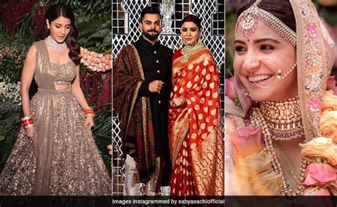 Anushka Sharma's Entire Wedding Wardrobe, In One Place