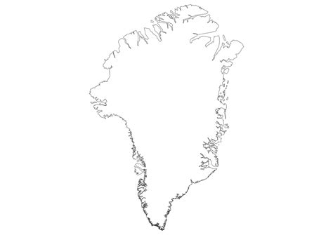 Blank Map Of Greenland Greenland Outline Map Greenland Map Map | Images ...