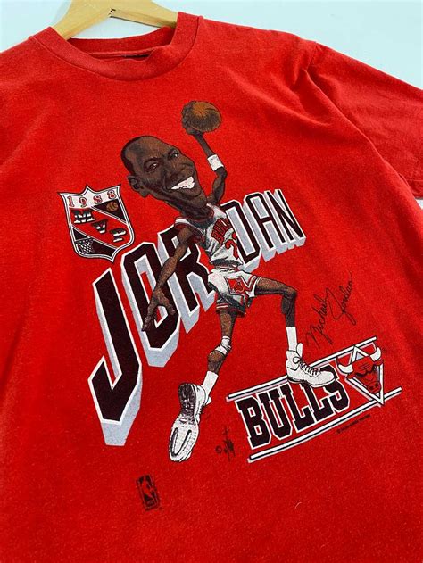 Vintage 1988 MVP Chicago Bulls Michael Jordan Caricat… - Gem