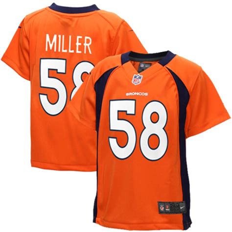 Nike Von Miller Denver Broncos Infant Orange Team Color Game Jersey