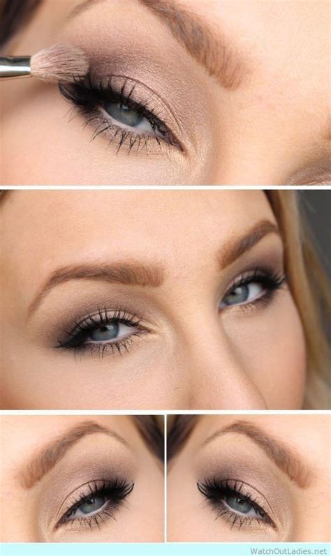 Beautiful make up tutorial for blue eyes - | Blue eye makeup, Eye ...