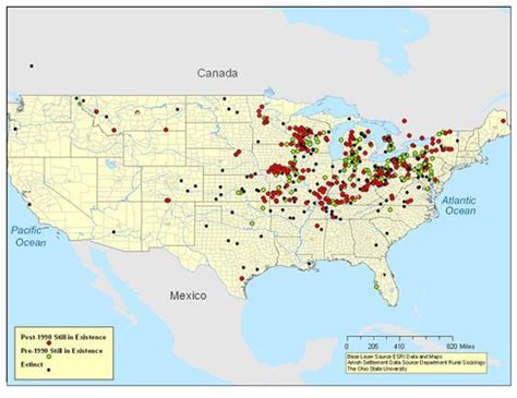 Image result for amish population map in the usa | Map, Amish culture ...