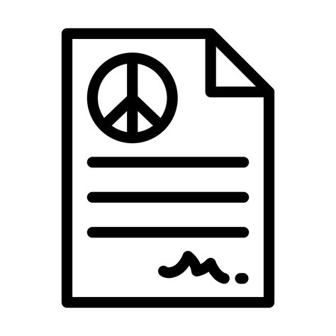 Peace Treaty Icon Design 18926945 Vector Art at Vecteezy