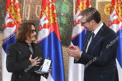 Serbian President Aleksandar Vucic Right Awards Editorial Stock Photo ...