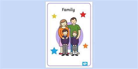 Printable Family Poster | Display Poster Resources | Twinkl