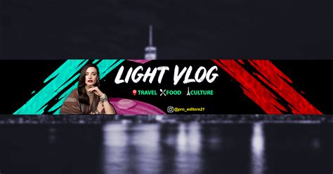 Stylish and Beautiful Vlog Banner For YouTube Channel - Pro Editors