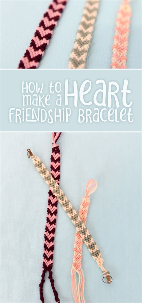 Heart Friendship Bracelet Woven Heart Friendship Bracelet ...