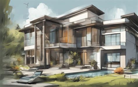 Mastering the Art: Drawing Modern Houses