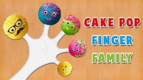 The Candy Cake Pop Finger Family Nursery Rhyme | Finger Family Songs in ...