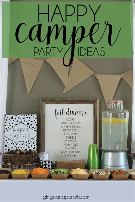 #ad Happy Camper Party Ideas